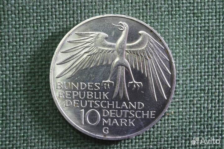 Монета 10 марок. XX летние Олимпийские Игры, Мюнхе