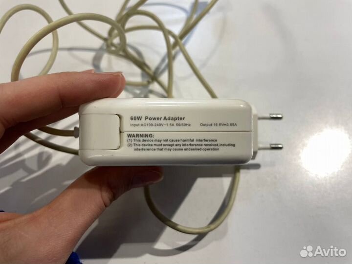 Зарядка Apple 60W MagSafe Power Adapter оригинал