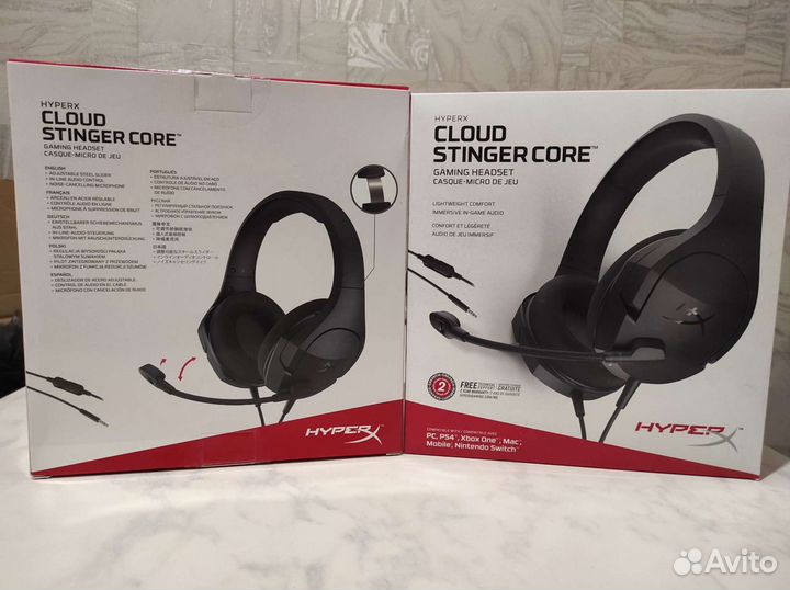 Игровые наушники hyperx cloud stinger core