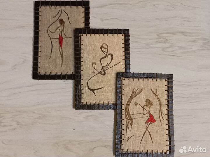 Картина из Джута 