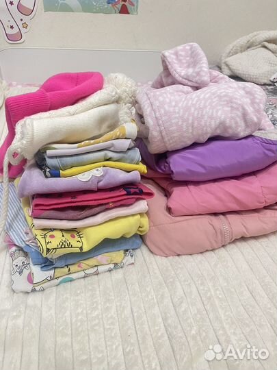 Детские вещи пакетом на девочку 80 86