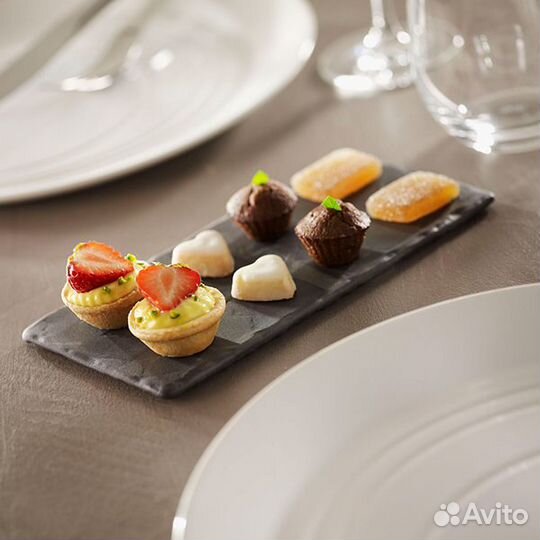 Блюдо прямоугольное «Базальт» Basalt revol