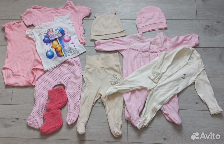 Одежда для девочек пакетом 62 68
