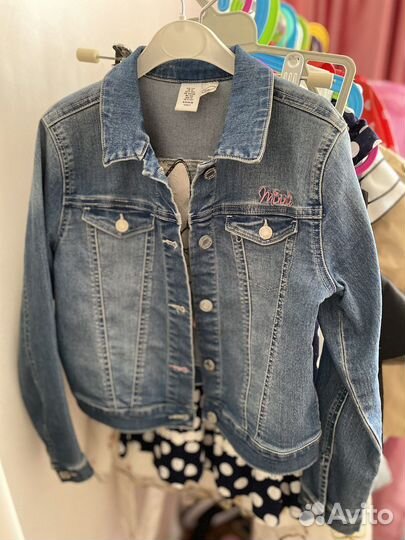 Джинсовая куртка hm для девочки