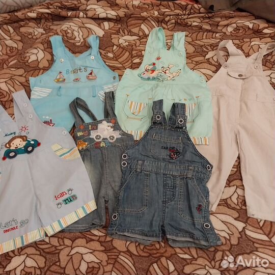Одежда летняя 74-80 пакетом