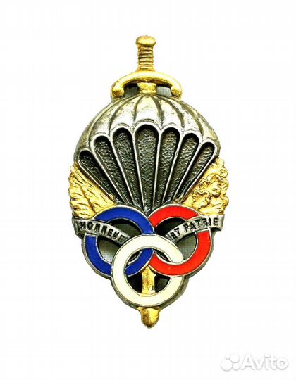 Знаки французских подразделений вдв