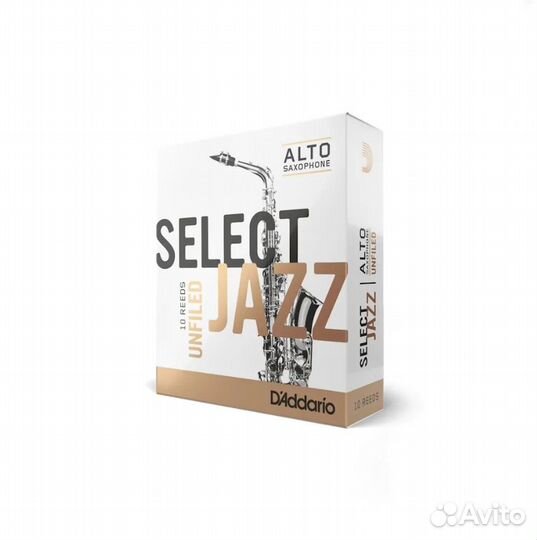 Трость для альт саксофона Rico Select Jazz unfile