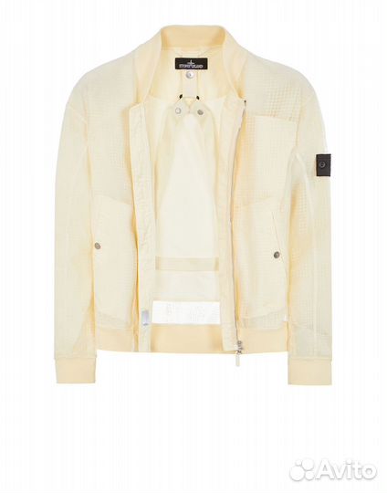 Куртка stone island shadow project bomber beige