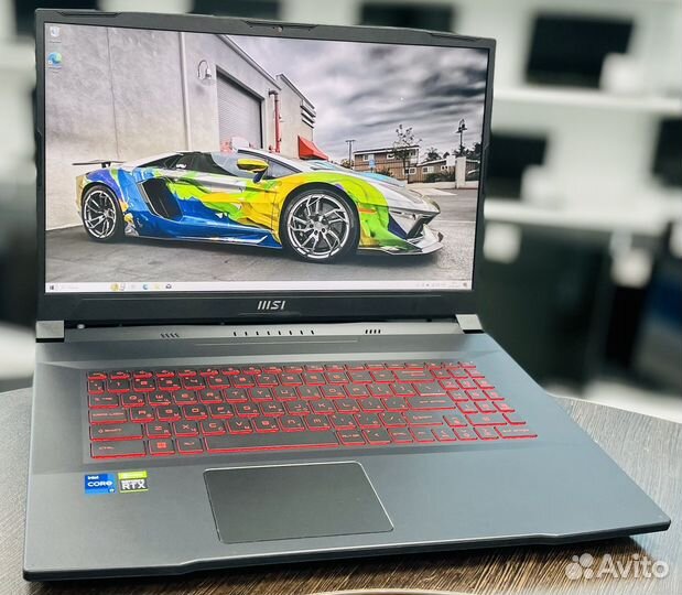 Игровой MSi 17,3/Fhd/144Gz/i7/SSD/Rtx/Гарантия
