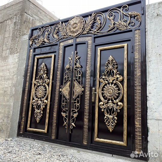 Кованые ворота в Ахтах от производителя