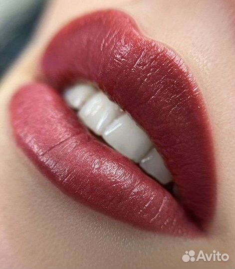 Пудровое напыление бровей, пермомент губ