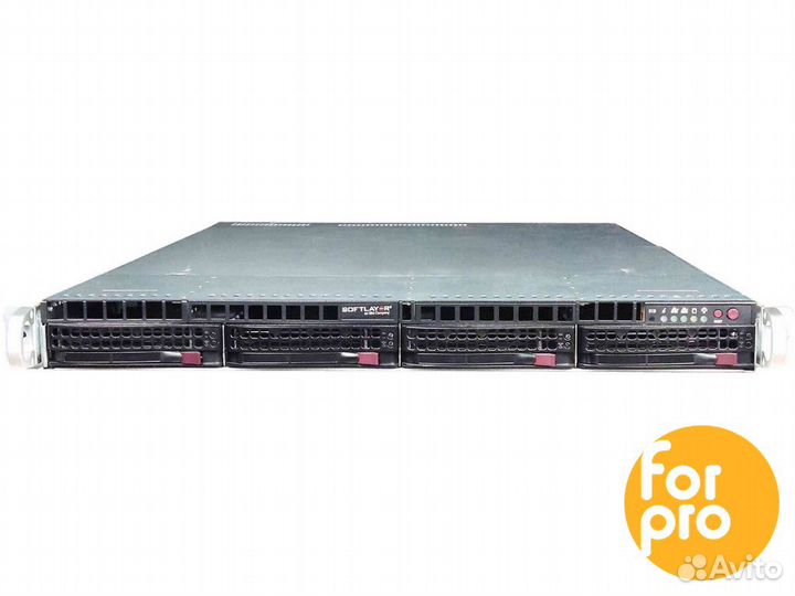 Supermicro 1U X11DPU 4LFF 2x6240Gold 256GB, SATA3