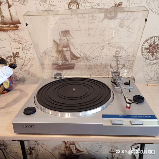Виниловый проигрыватель sony PS-LX1