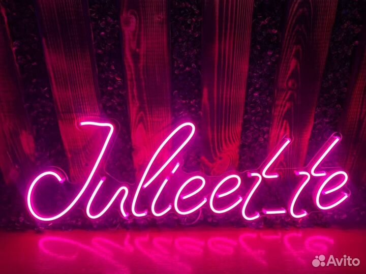 Неоновая вывеска с гарантией