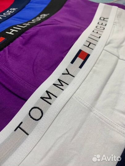 Трусы мужские бокскры tommy hilfiger +5 носков