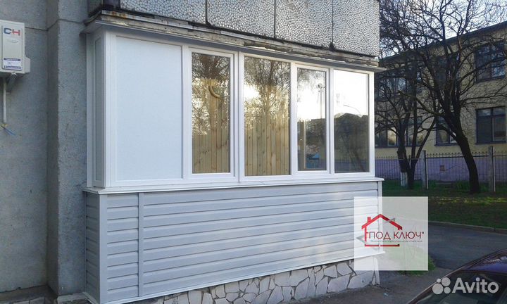 Ремонт, обшивка, утепление балкона 