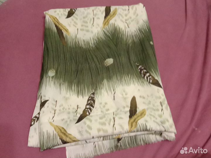 Ткань натуральный шелк СССР