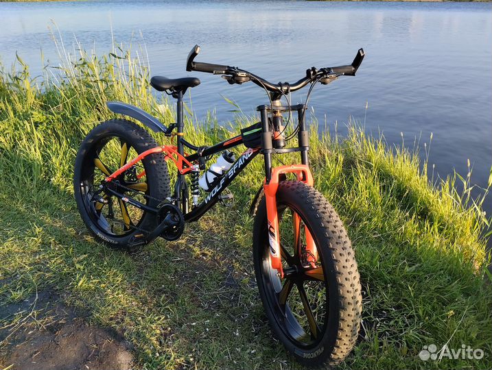 Фэтбайк 26х4.0 на литых дисках, хром. сталь