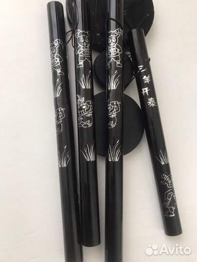 Китайский колокольчик Музыка ветра черный