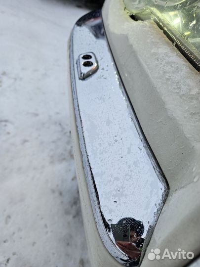 Хромтрованная Накладка бампера с омывателем