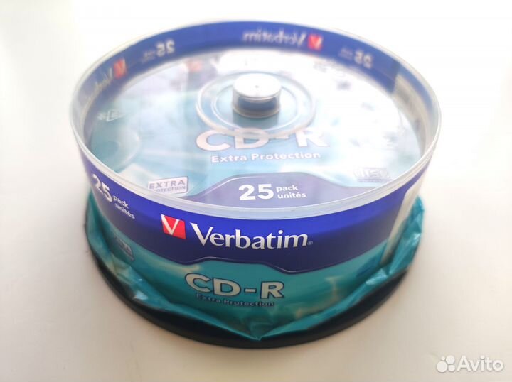 Оптические диски сd-R Verbatim 25 шт