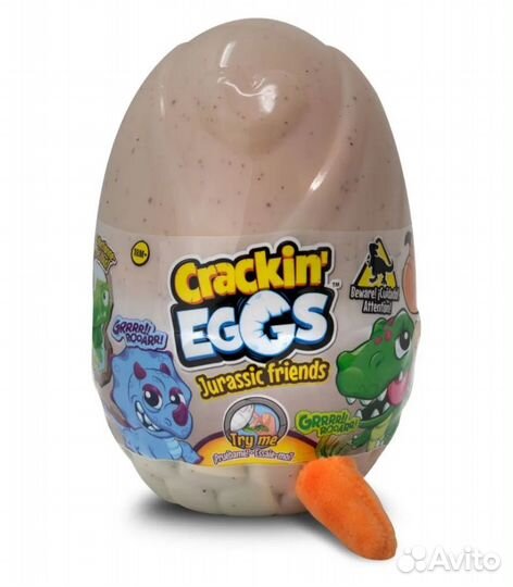 Мягкая игрушка-сюрприз Crackin' Eggs Jurassic Frie