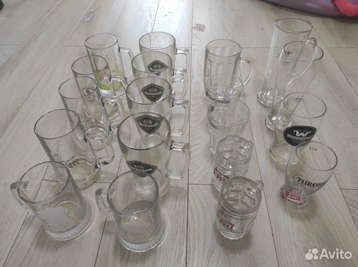 Пивные кружки и бокалы (одним лотом)