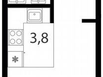 Квартира-студия, 23,9 м², 11/25 эт.