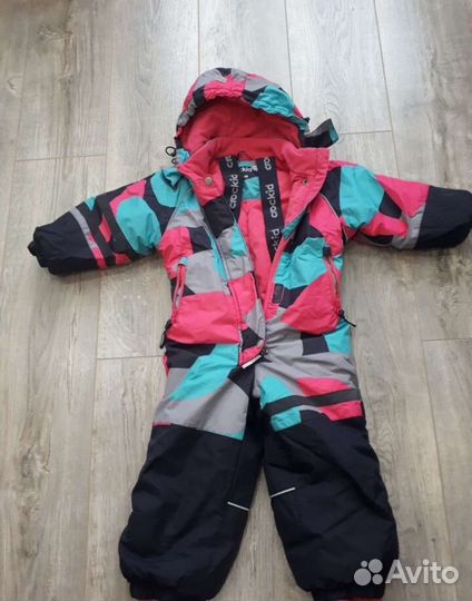 Зимний комбинезон для девочки crockid 92 98