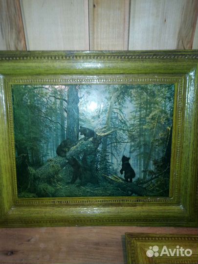 Художественное паспарту с репродукцией