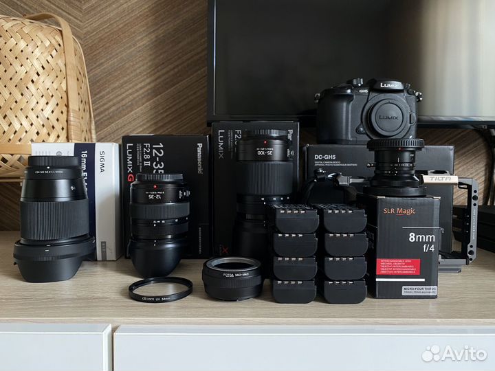Panasonic GH5 + парк оптики