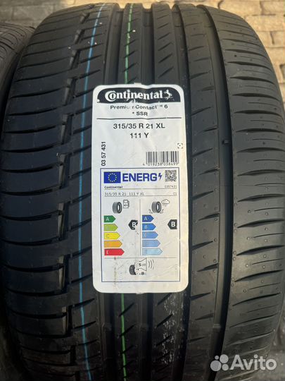 Continental PremiumContact 6 SSR 315/35 R21 и 275/40 R21 111Y