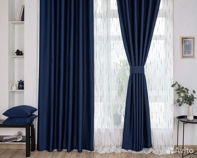 Шторы блэкаут Амадео ночное небо бесшовный пошив