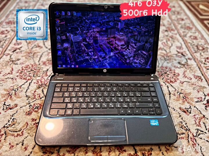 Отличный Ультрабук HP core i3/4гб/500гб