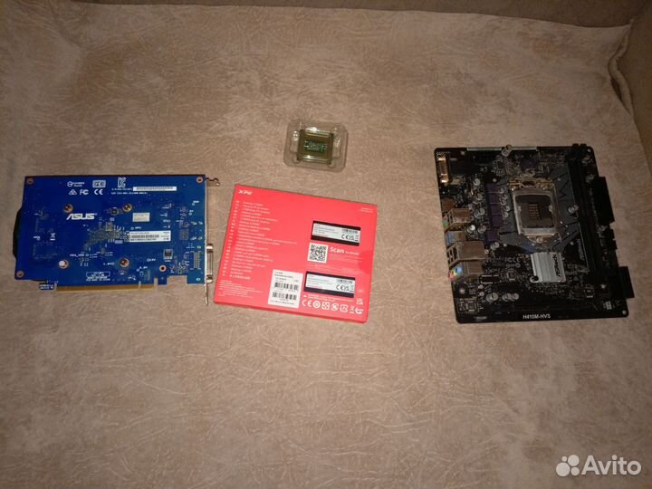 I3 10100f + asrock h410m hvs + gt 1030 + 16 гб