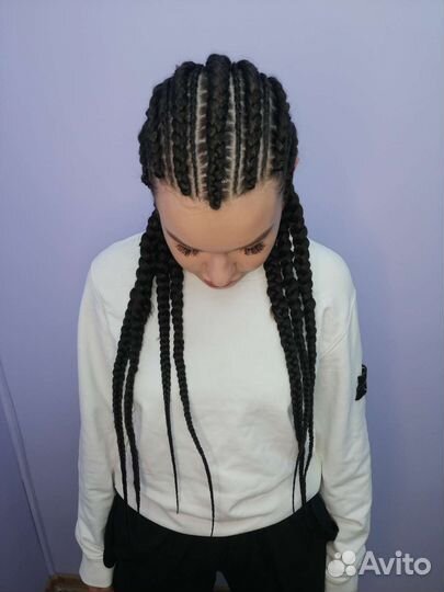 Плетение афрокосичек
