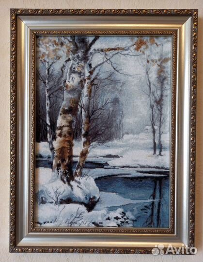 Картина вышитая 