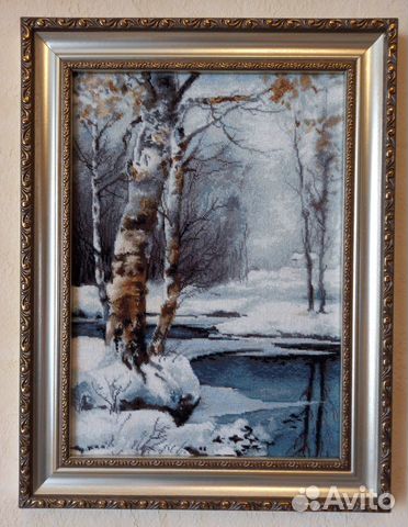 Картина вышитая 