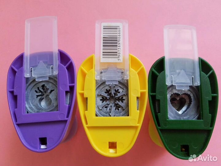 Фигурные дыроколы 15 мм, разные,в отл состоянии