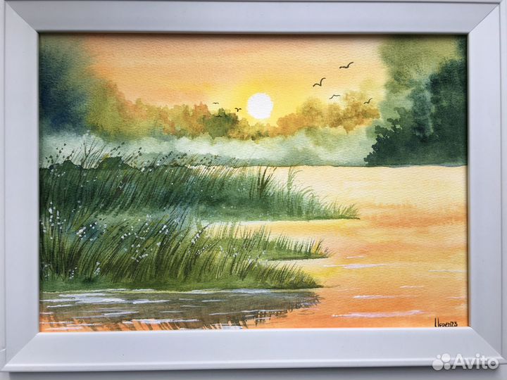 Картина акварелью 