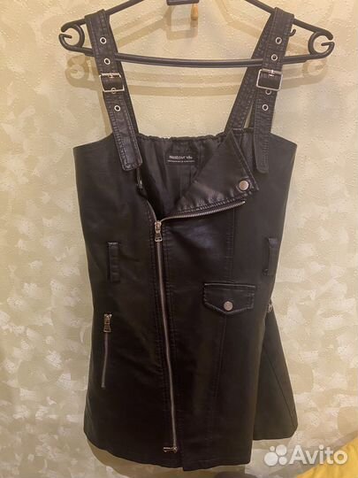 Комбинезон женский кожаный