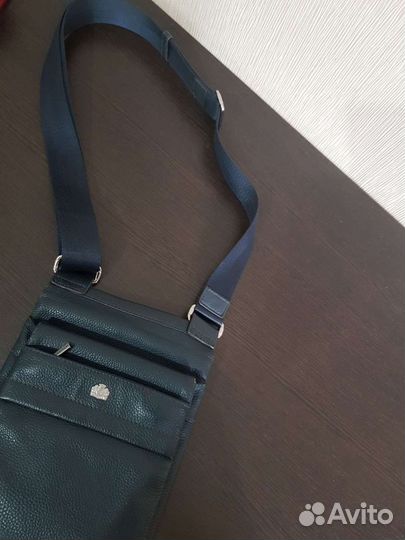 Сумка мужская 100 кожаная оригинал 25см на 20см