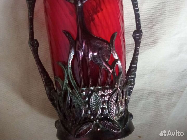 Ваза для цветов с оленем