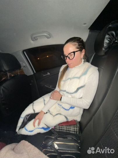 Норковая Шуба без рукавов