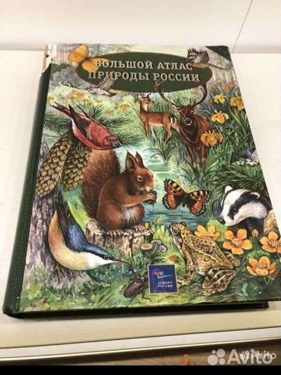 Книга большой атлас природы России