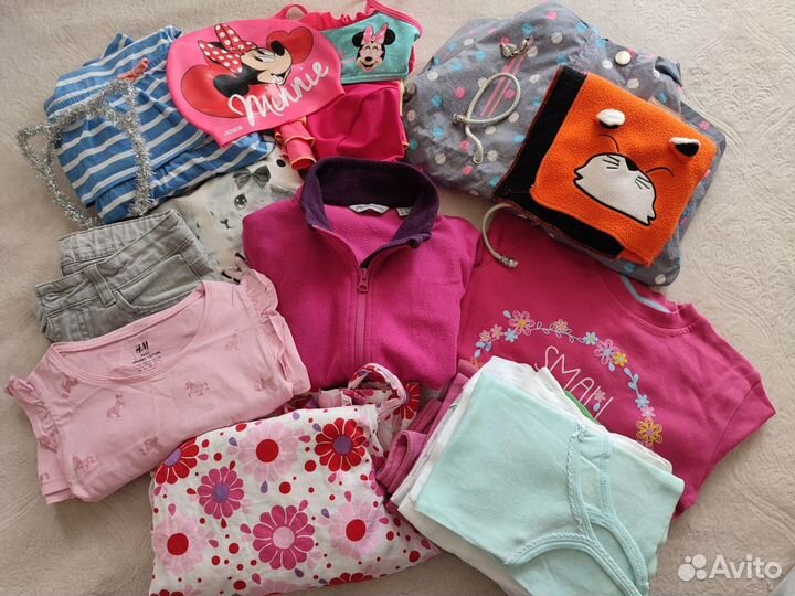 Детская одежда для девочек пакетом 122-134