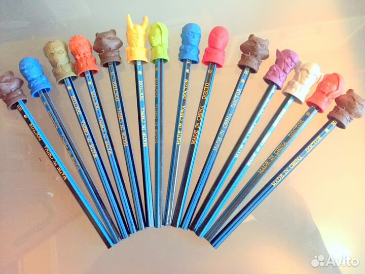 Ластик-тролль+простой карандаш doctor HB