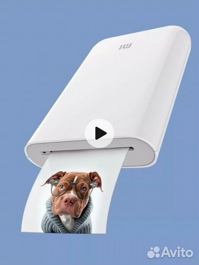 Цветной портативный мини-принтер