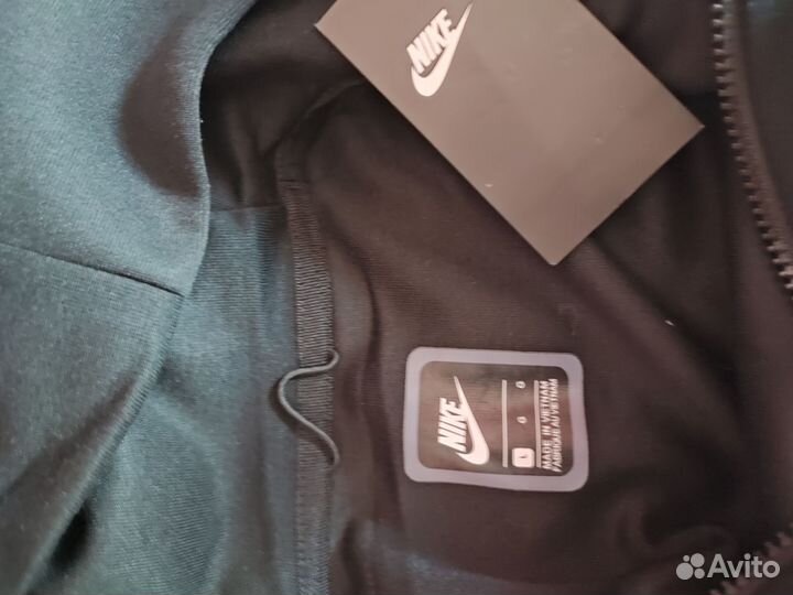 Кофта nike tech fleece черная