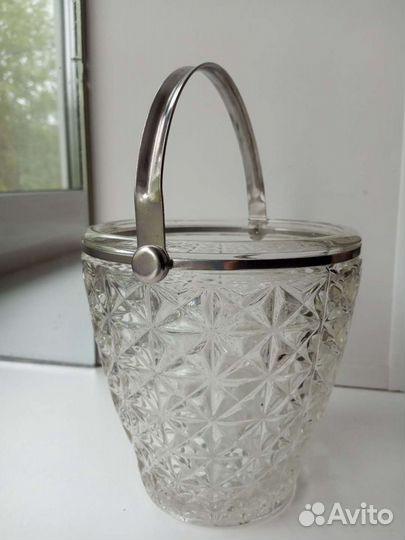Конфетница Ведерко для льда Вазочка СССР 1960-80-е